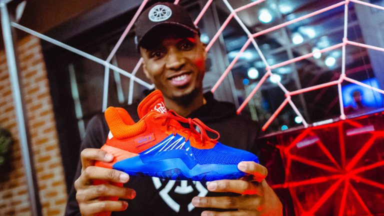 Donovan Mitchell Gifts Shoes To 