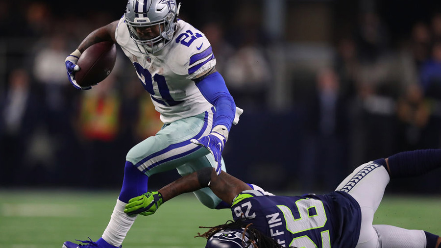 Elliott, Cowboys power past Seahawks for 24-22 wild-card win