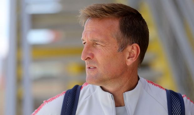 Former Real Salt Lake coach Jason Kreis after a US U-23 men's training camp practice at the Zions B...