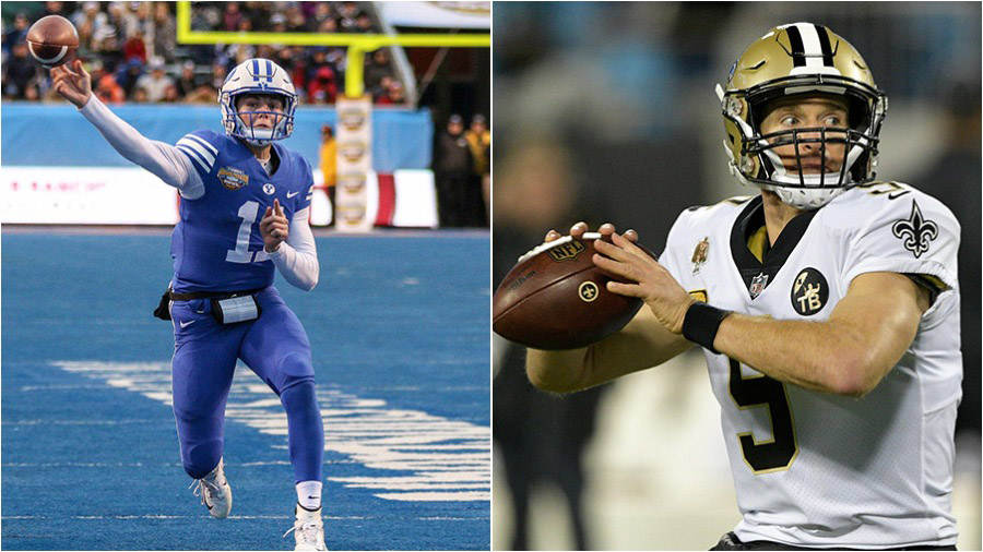 Zach Wilson Works Out With New Orleans Saints QB Drew Brees