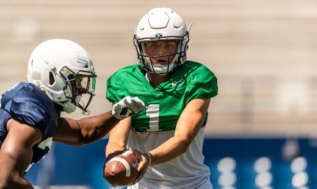 Wilson, Zack

BYU Holds it's first scrimmage at Lavell Edwards Stadium Saturday, August 10, 2019. 
...