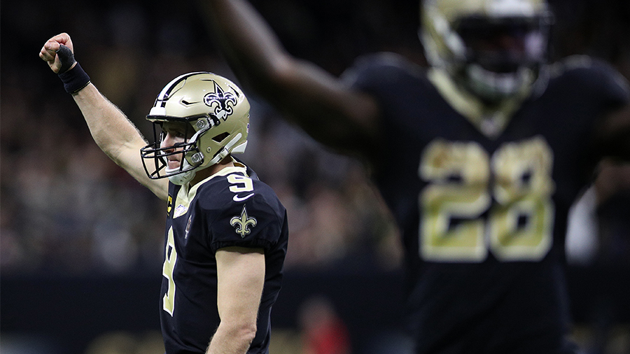 November 29, 2018: New Orleans Saints quarterback Drew Brees #9