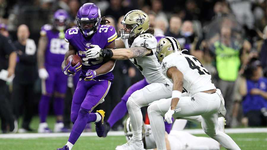 Vikings upend Saints OT, 26-20