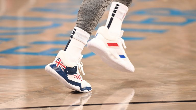 Donovan Mitchell Wears Custom Shoes To 