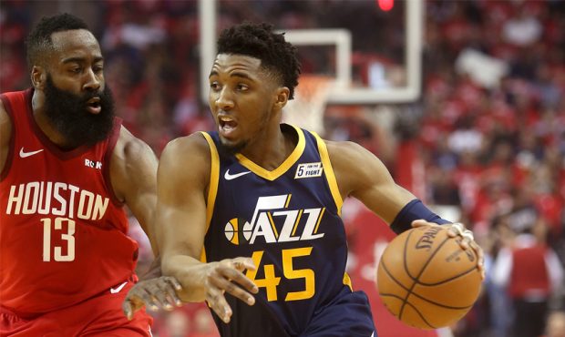Donovan Mitchell Hits Three Triples In Opening Quarter Against Rockets