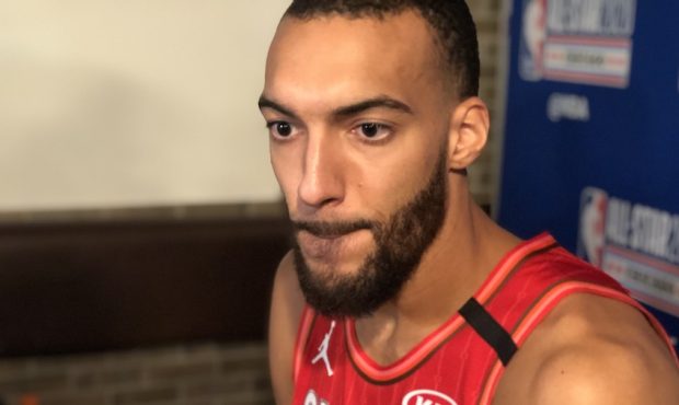 Rudy Gobert after the NBA All-Star Game (Ben Anderson, KSL Sports)...