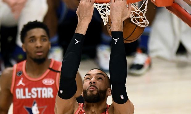 Rudy Gobert Records Double-Double In First NBA All-Star Game