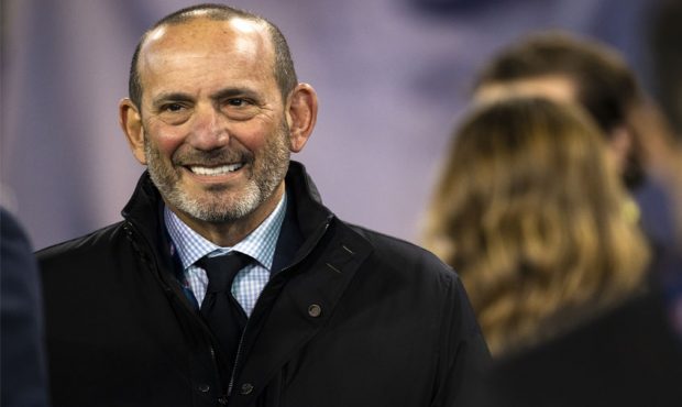 MLS Commissioner Don Garber attends the matchup between the Nashville SC and the Atlanta United at ...