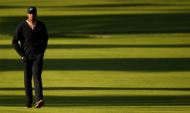 Tony Finau of the United States walks up the 11th hole during the second round of the Genesis Invit...