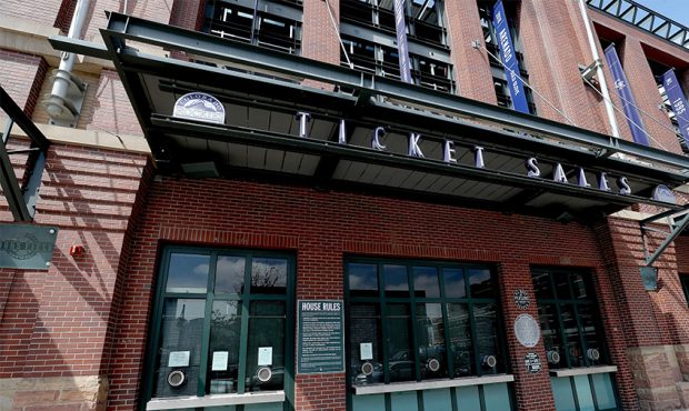 Coors Field remains closed on what was to be opening day for Major League Baseball on March 26, 202...