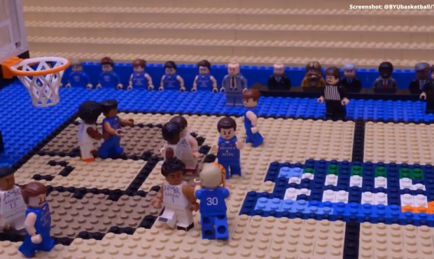 BYU Basketball - Legos - National Championship Game...