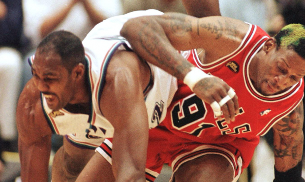 Karl Malone - Dennis Rodman - NBA Finals...