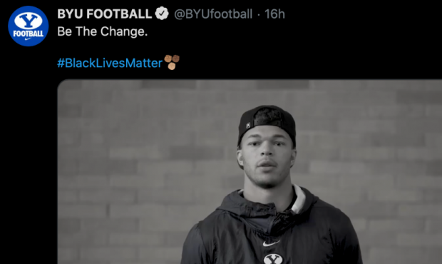 BYU Football - Black Lives Matter - Be The Change - Jaren Hall...