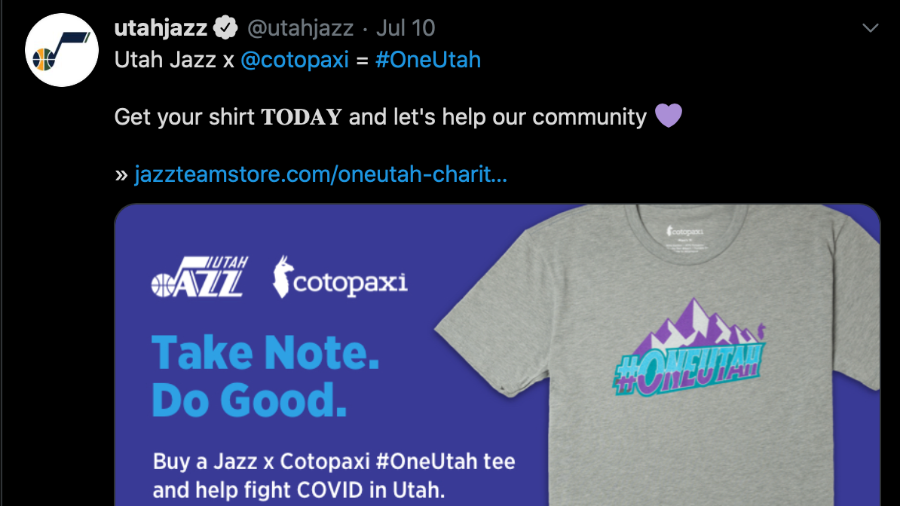 utah jazz purple mountain shirt