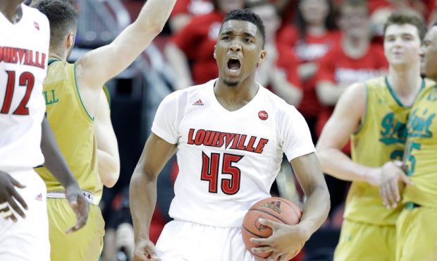 Donovan Mitchell at Louisville (Photo by Andy Lyons/Getty Images)...