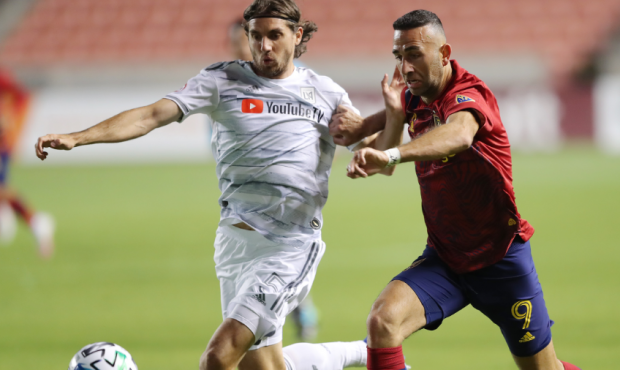 Real Salt Lake Forward Justin Meram Connects From Close Range Against LAFC