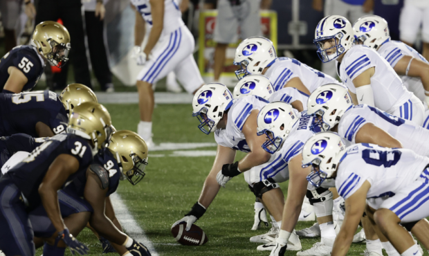 BYU Football - Offensive Line - Navy...