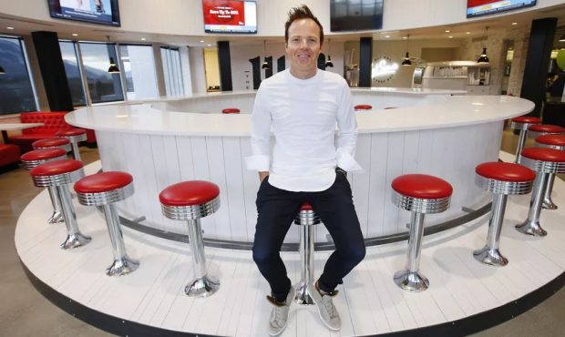Qualtrics CEO Ryan Smith sits in the Hub at the company’s headquarters in Orem on Friday, Feb. 2,...