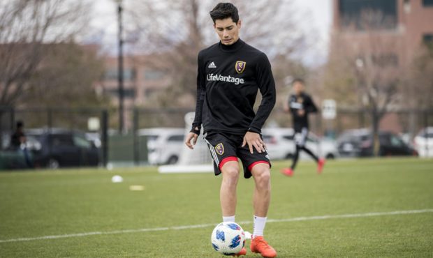 Sebastian Soto in 2018 as a member of the RSL Academy. Photo courtesy: Real Salt Lake...