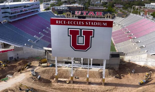 Utah South End-zone construction...