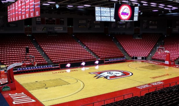 Burns Arena - Dixie State Basketball Court...