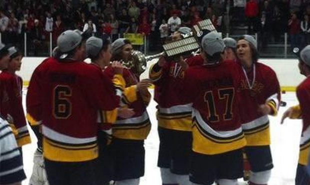 Judge Memorial won the Utah High School Hockey state championship Monday night. Sammy Facer...