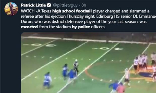 texas football referee police...