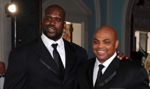 Shaquille O'Neal and Charles Barkley (Photo by Bryan Bedder/Getty Images)...