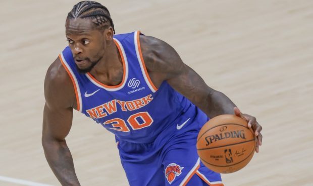 New York Knicks forward Julius Randle (Photo by Michael Hickey/Getty Images)...