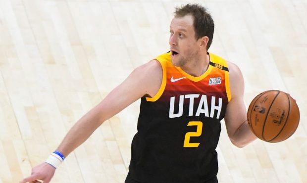 Joe Ingles of the Utah Jazz (Photo by Alex Goodlett/Getty Images)...