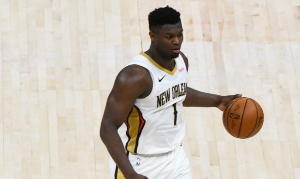 New Orleans Pelicans forward Zion Williamson (Photo by Alex Goodlett/Getty Images)...