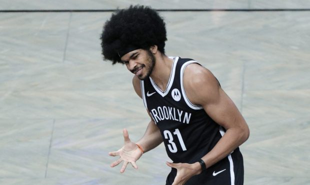 Brooklyn Nets Center Jarret Allen (Photo by Sarah Stier/Getty Images)...
