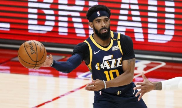 Utah Jazz guard Mike Conley (Photo by Steph Chambers/Getty Images)...