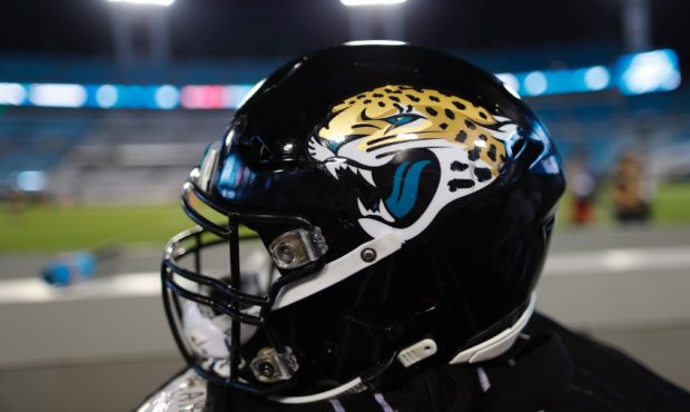 Jacksonville Jaguars helmet...