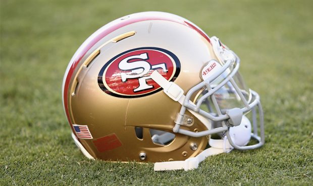 San Francisco 49ers helmet...