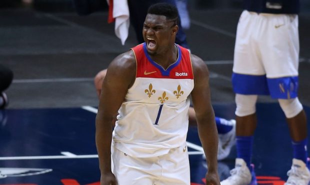 New Orleans Pelicans Forward Zion Williamson (Photo by Jonathan Bachman/Getty Images)...