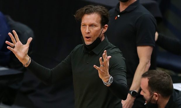 Utah Jazz coach Quin Snyder (Photo by Jonathan Bachman/Getty Images)...