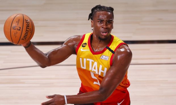 Utah Jazz forward Jarrell Brantley (Photo by Mike Ehrmann/Getty Images)...