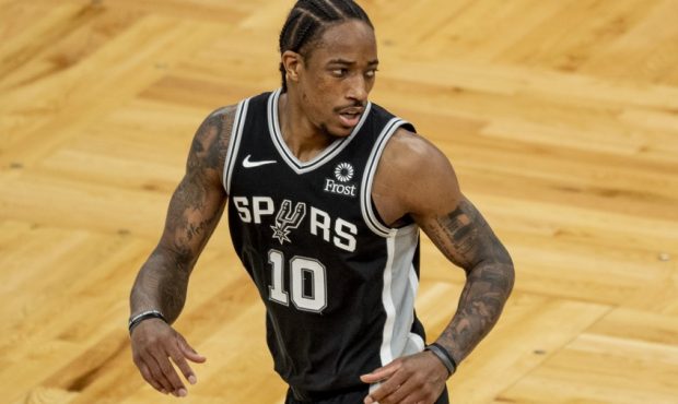 San Antonio Spurs guard DeMar DeRozan (Photo by Maddie Malhotra/Getty Images)...