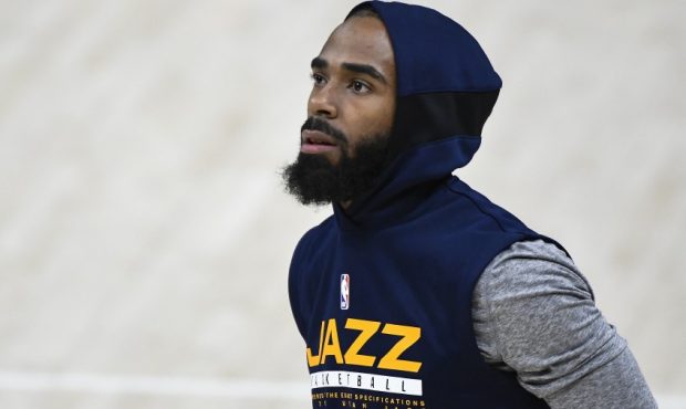 Mike Conley of the Utah Jazz (Photo by Alex Goodlett/Getty Images)...