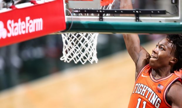 NBA Draft prospect Ayo Dosunmu (Photo by Rey Del Rio/Getty Images)...