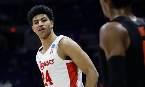 Houston Cougars guard and NBA Draft prospect Quentin Grimes (Photo by Tim Nwachukwu/Getty Images)...