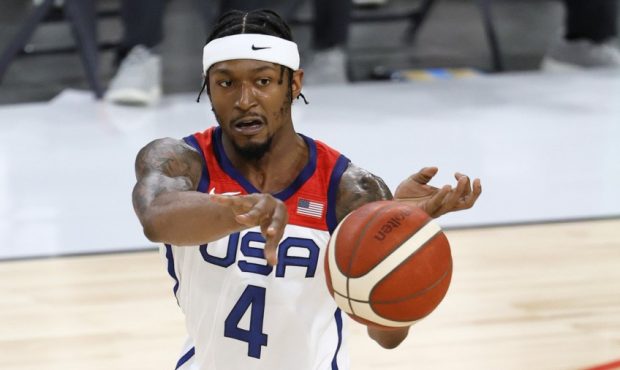 Team USA guard Bradley Beal (Photo by Ethan Miller/Getty Images)...