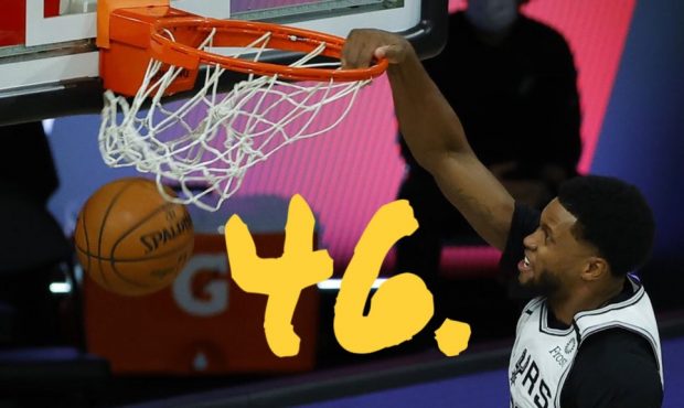 Former San Antonio Spurs forward and current Utah Jazz wing Rudy Gay Photo by Kevin C. Cox/Getty Im...