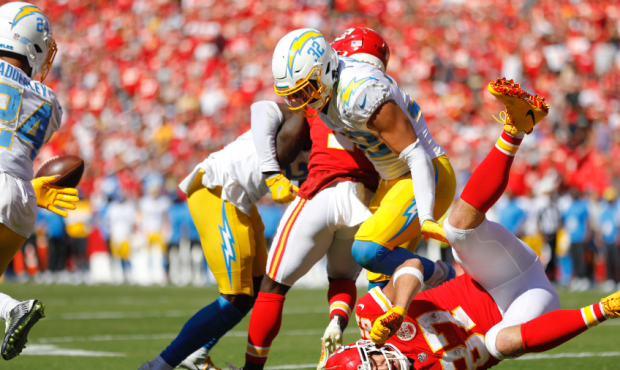 Former Orem Tiger Alohi Gilman Snags First Career Interception During Chargers/Chiefs Game