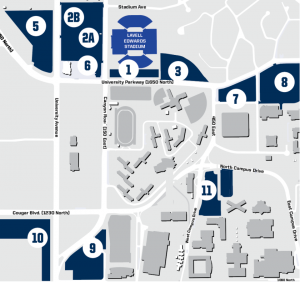 BYU Parking Map