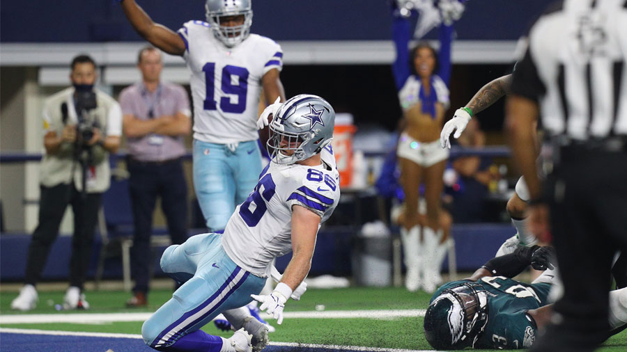 Former Bingham Star Scores Pair Of Touchdowns During Cowboys/Eagles