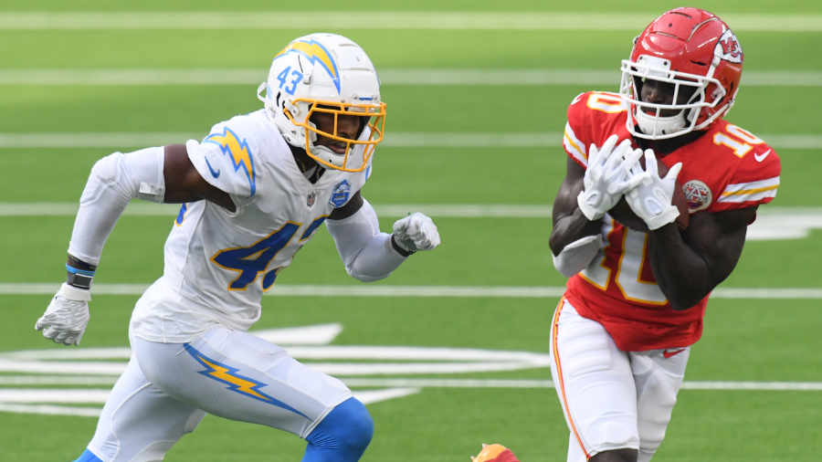 Chargers DB Michael Davis Recovers Pair Of Fumbles In Win Over Chiefs
