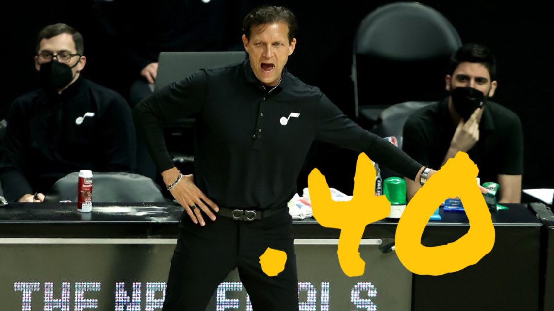 40. Quin Snyder And The Utah Jazz Coaching Staff