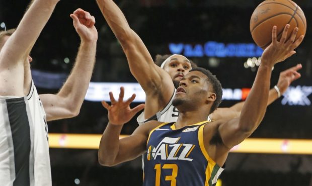 Utah Jazz guard Jared Butler (Photo by Ronald Cortes/Getty Images)...